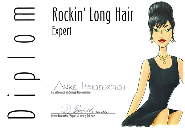 Diplom Rockin' Long Hair von Anke Heidenreich